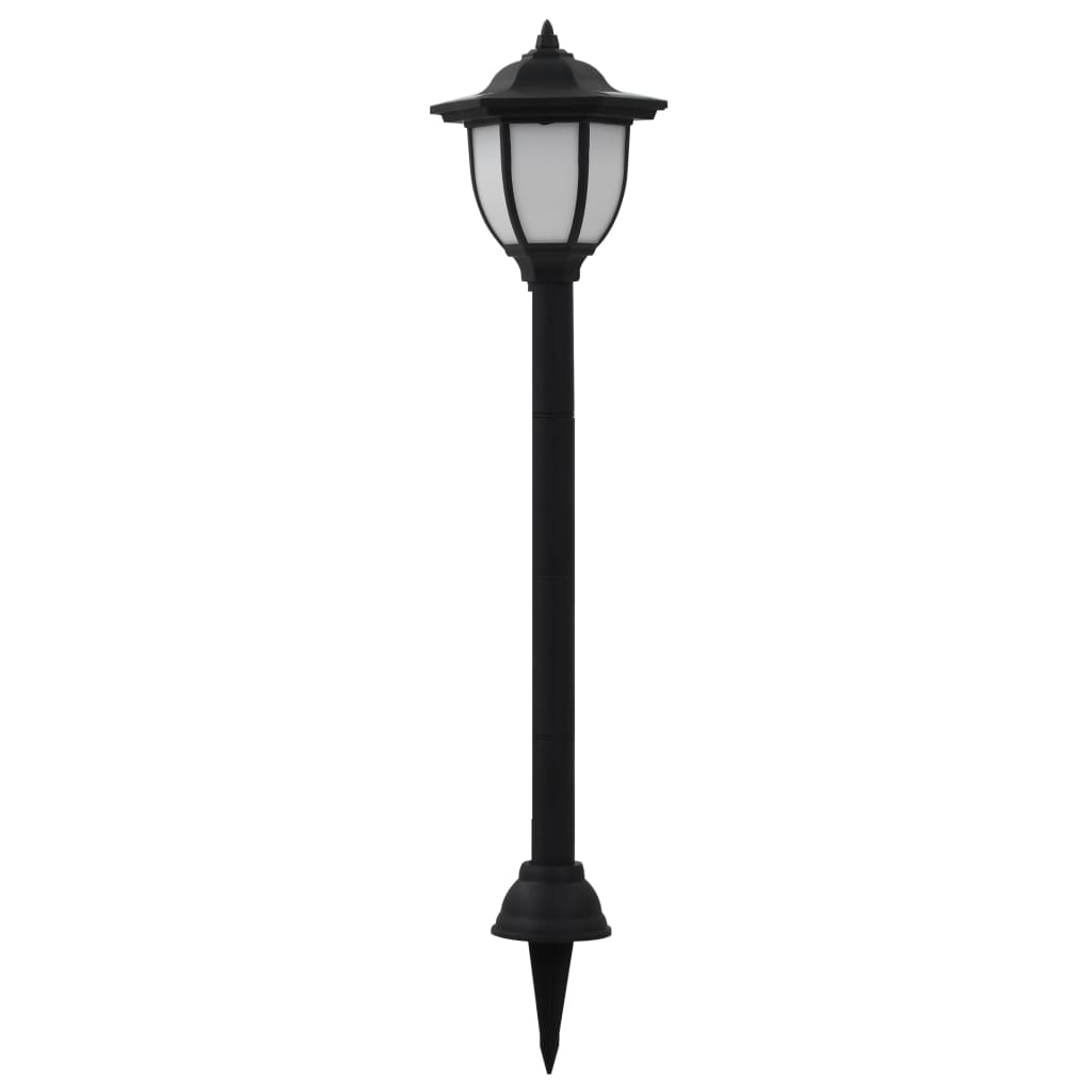 LED-solarlampen zwart 3 st