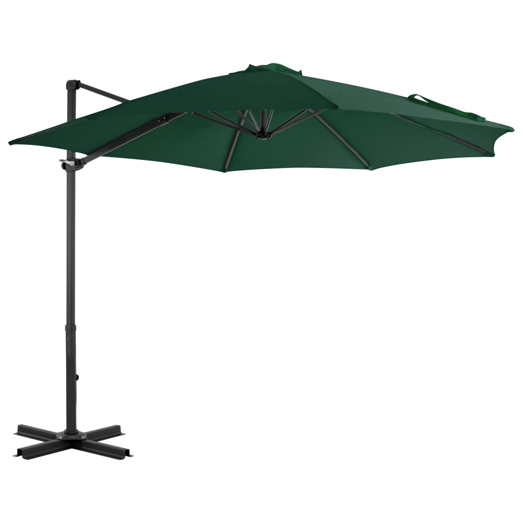 Zweefparasol met aluminium paal 300 cm zandkleurig