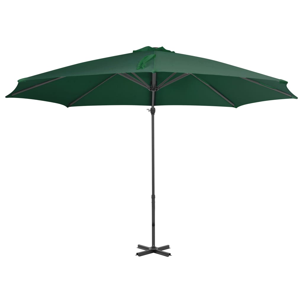 Zweefparasol met aluminium paal 300 cm zandkleurig