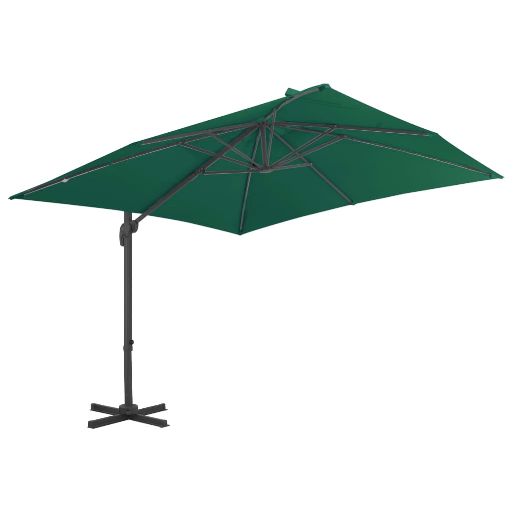 Zweefparasol met aluminium paal 300x300 cm