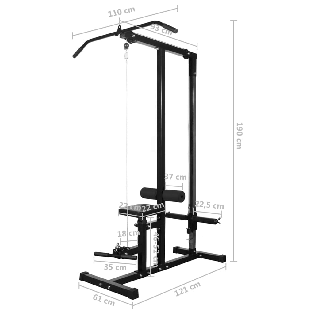 Krachttoren met halterset 30,5 kg