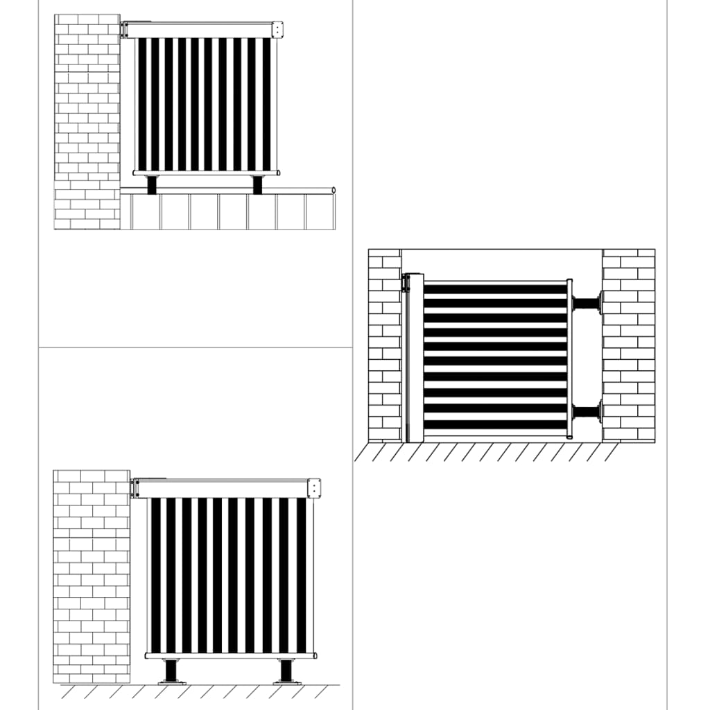 Balkonscherm multifunctioneel 150x200 cm