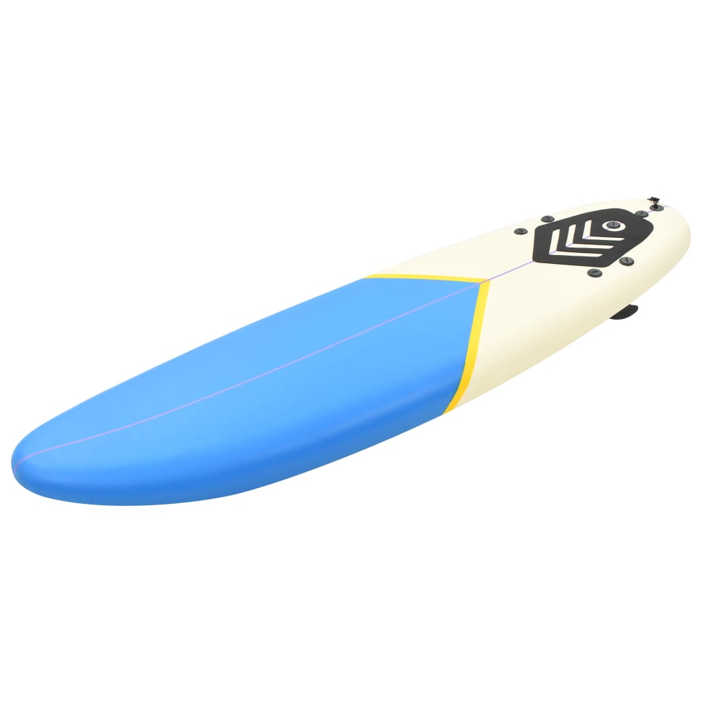 Surfplank 170 cm blauw en rood