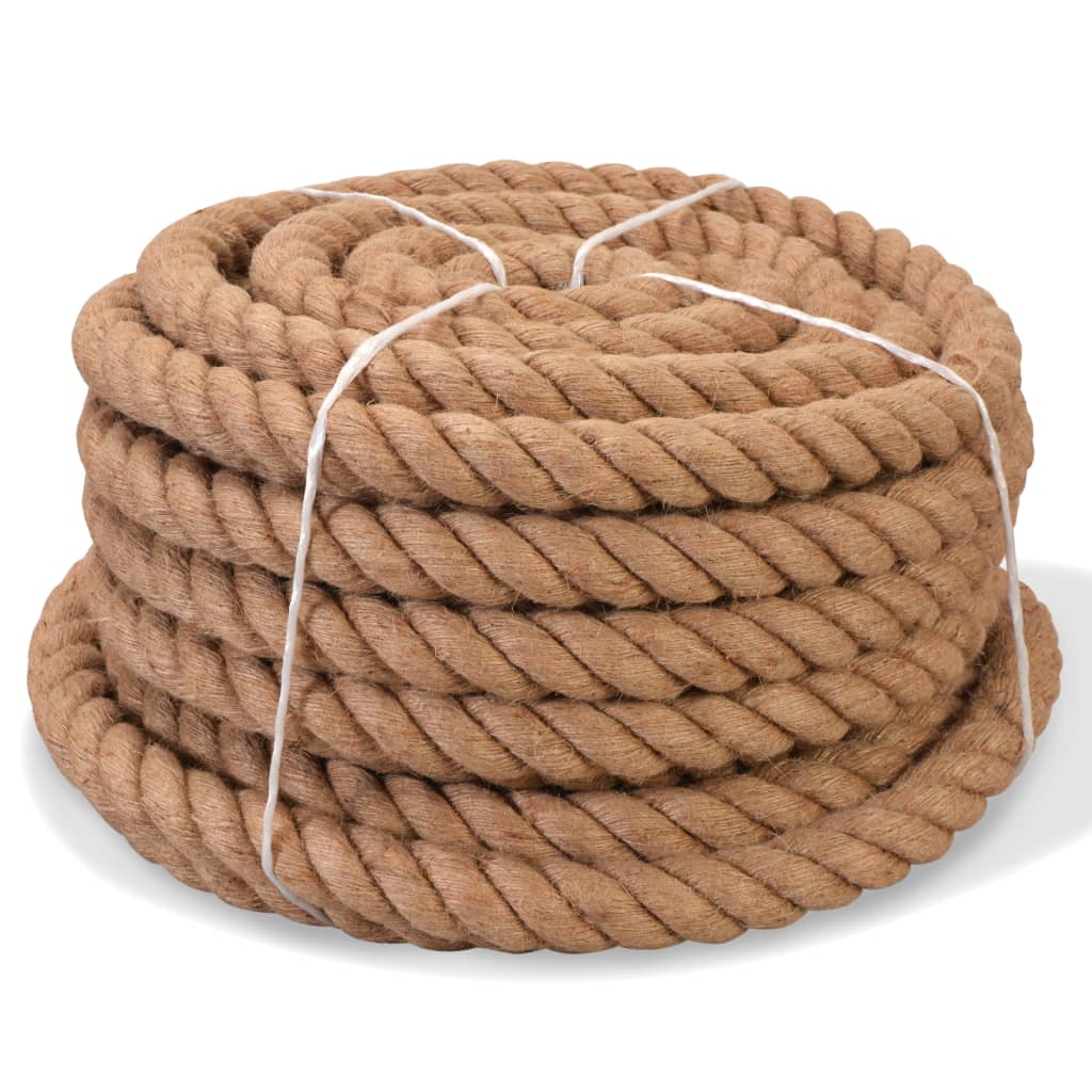 Touw 25 m lang 36 mm dik jute