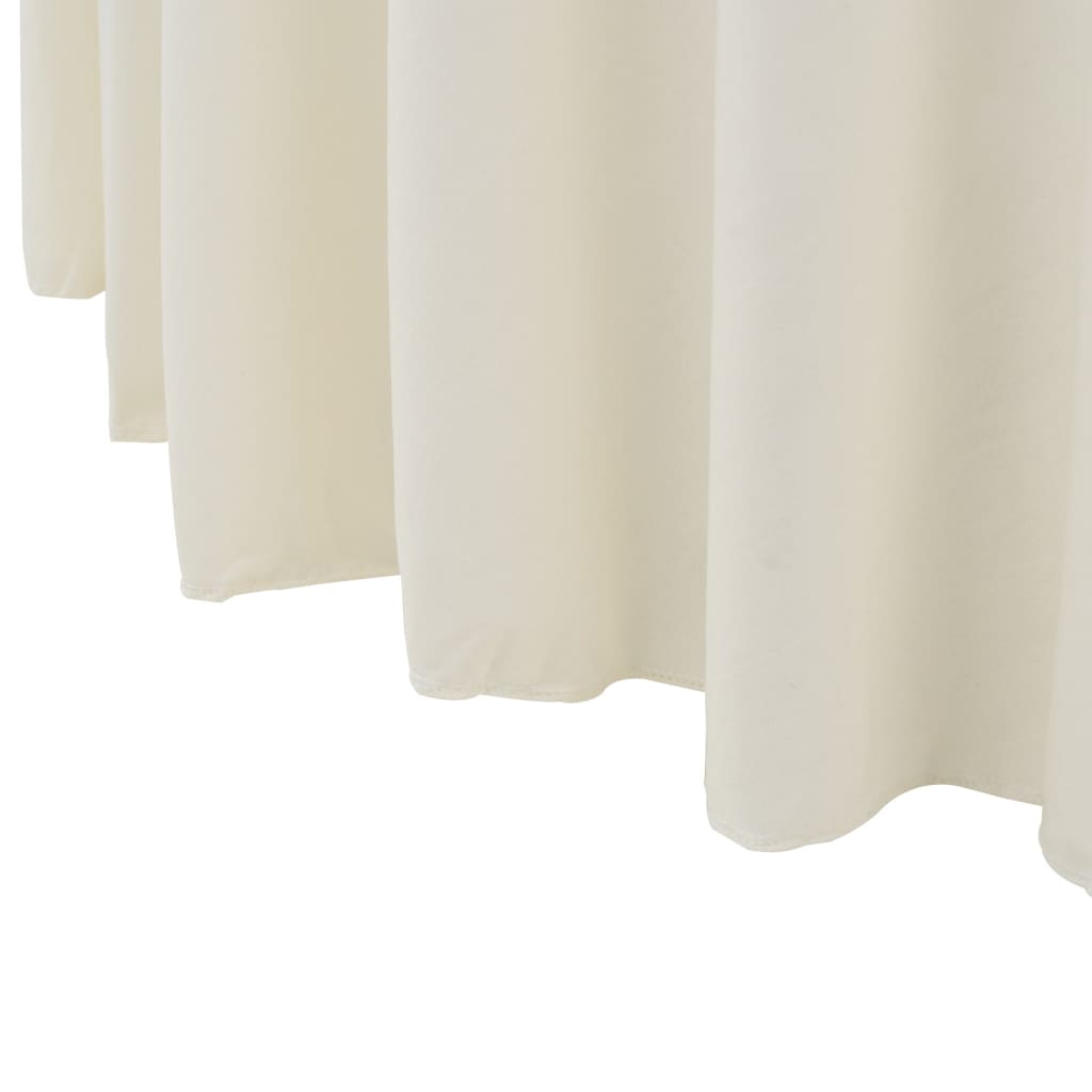 2 st Tafelhoezen stretch met rok 243x76x74 cm