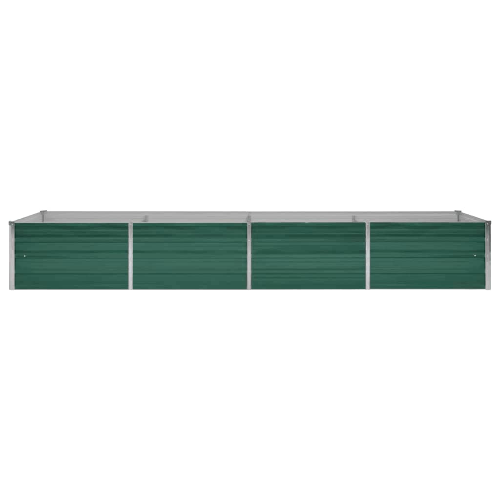 Plantenbak verhoogd 100x40x45 cm gegalvaniseerd staal groen