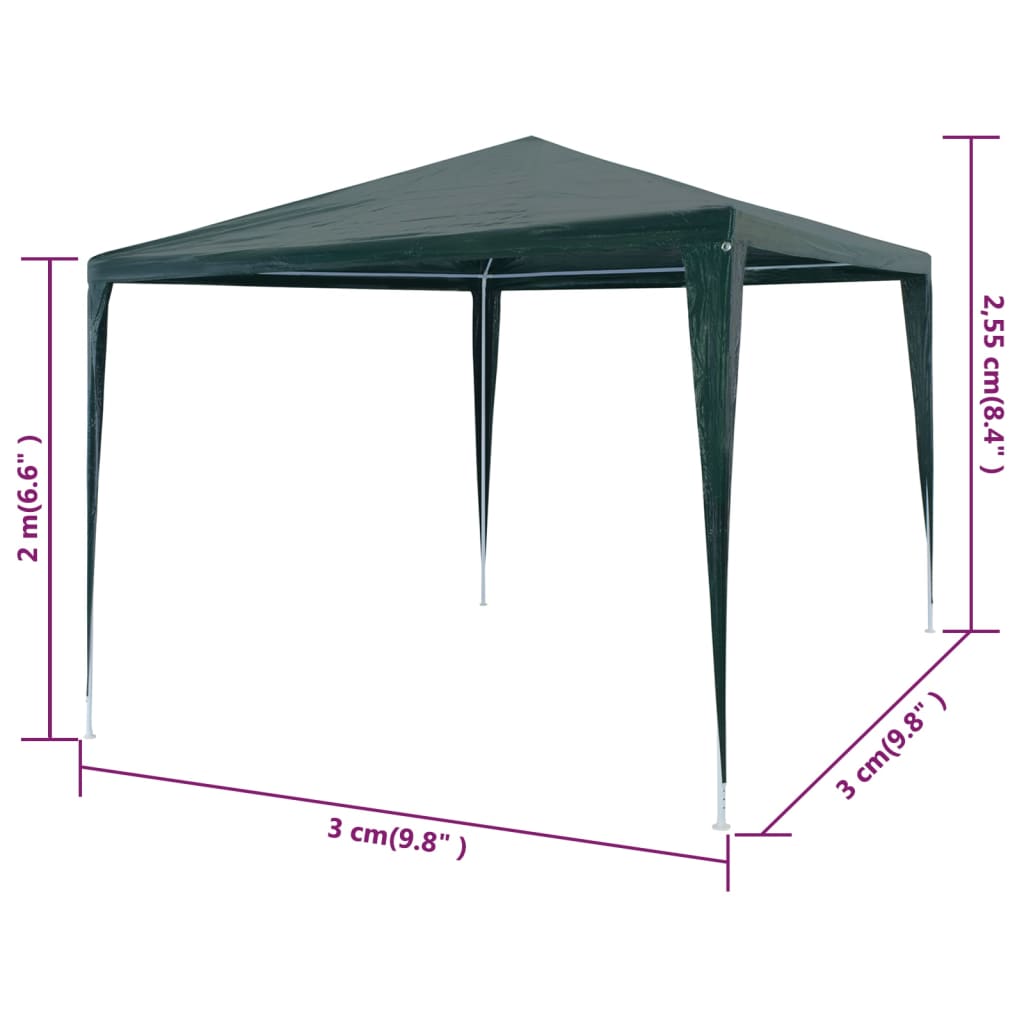 Partytent 3x4 m PE