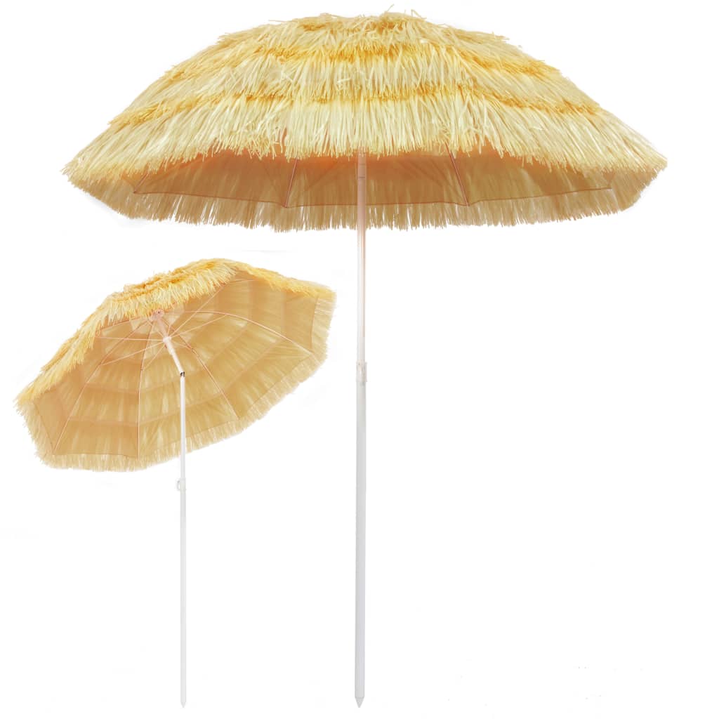 Strandparasol Hawaï stijl 180 cm naturel