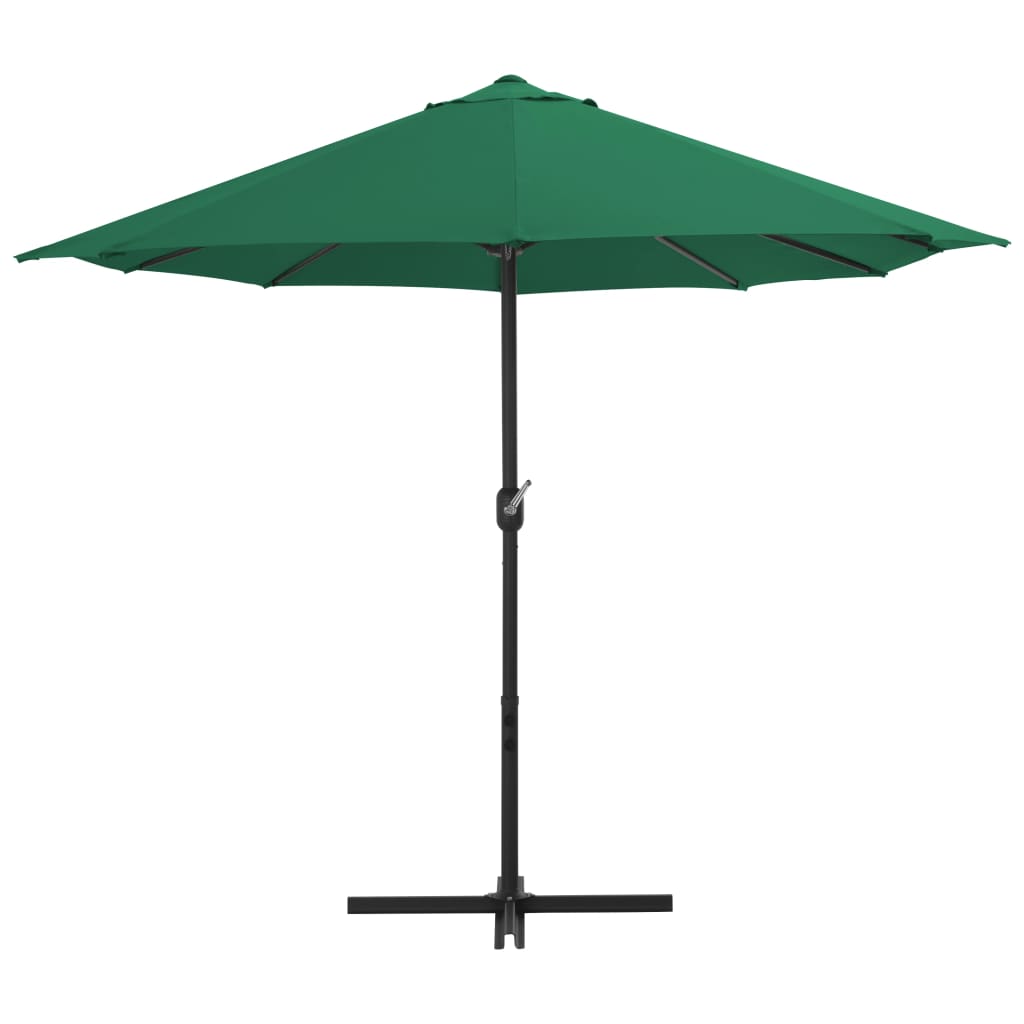 Parasol met aluminium paal 460x270 cm zandkleurig