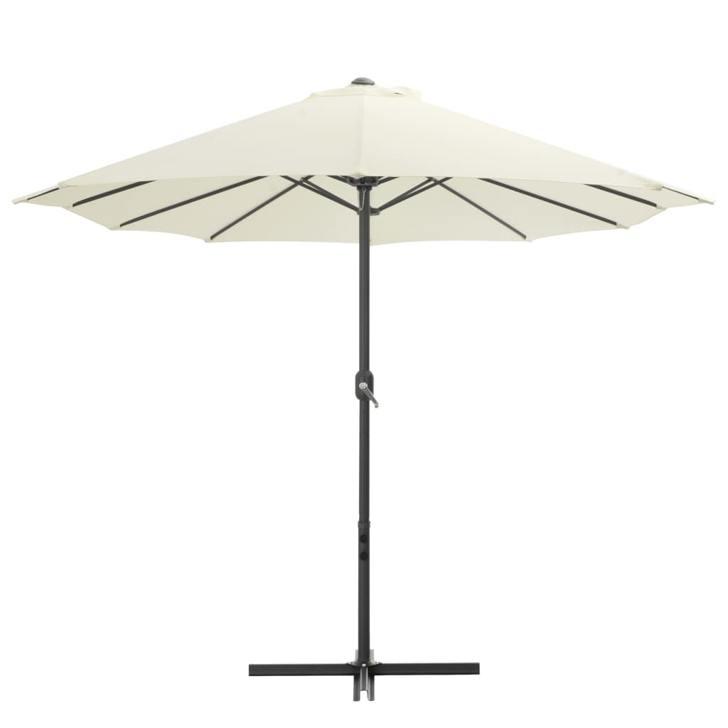 Parasol met aluminium paal 460x270 cm groen