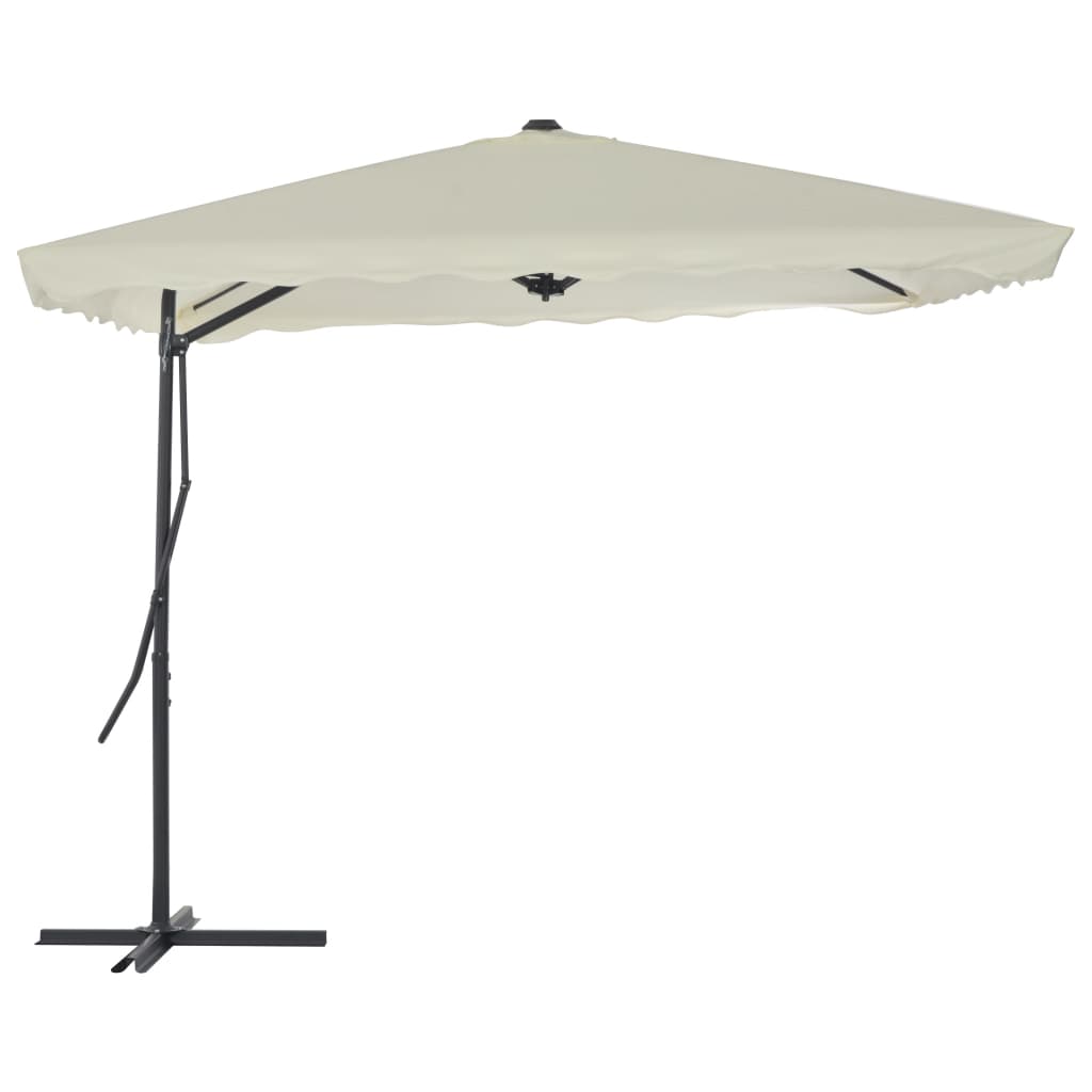 Parasol met stalen paal 250x250x230 cm