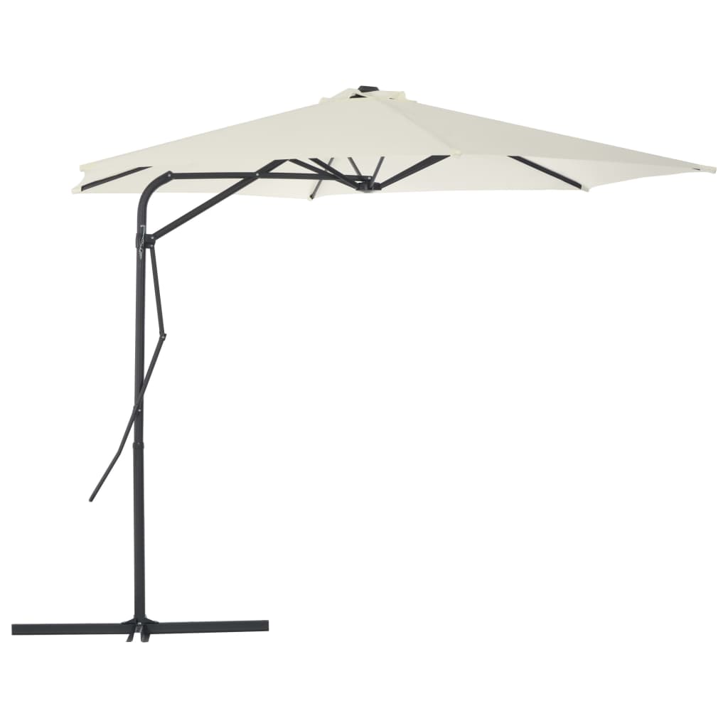 Parasol met stalen paal 300x230 cm