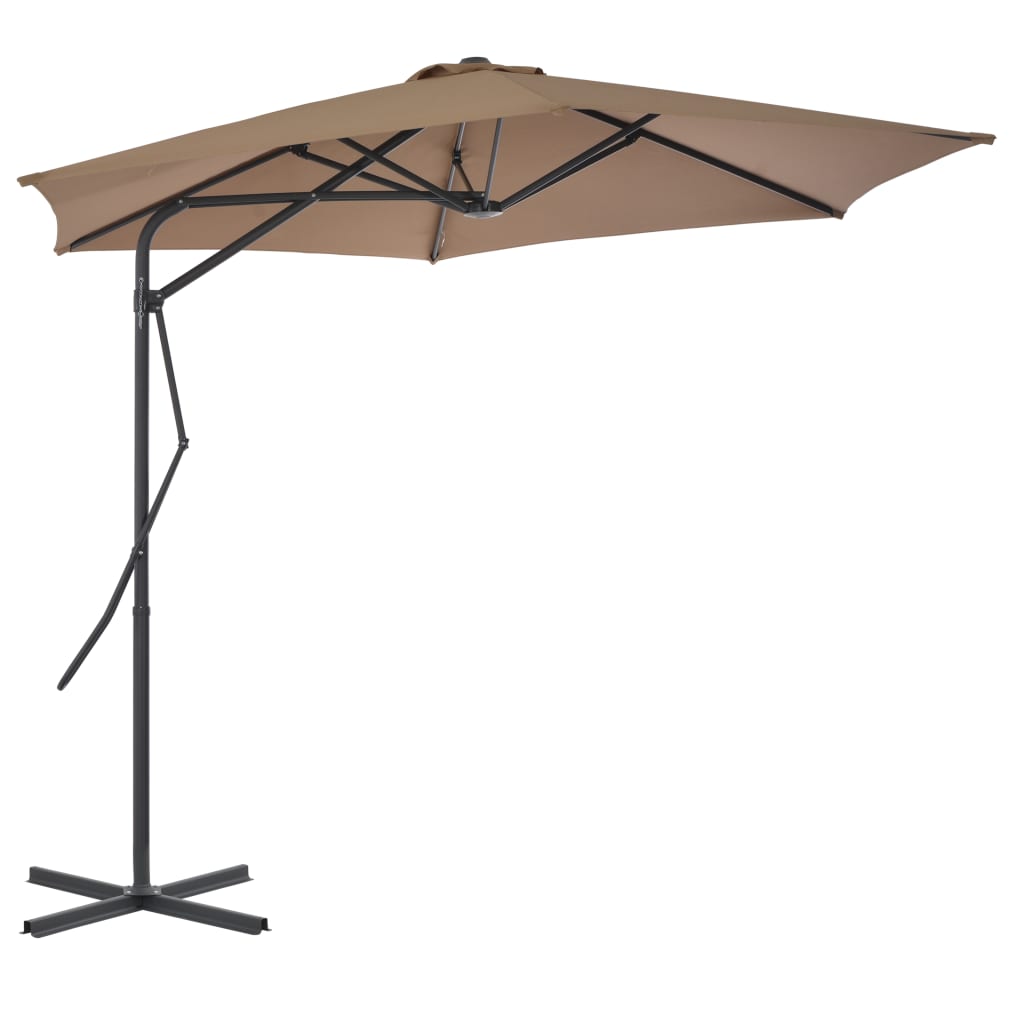 Parasol met stalen paal 300x230 cm