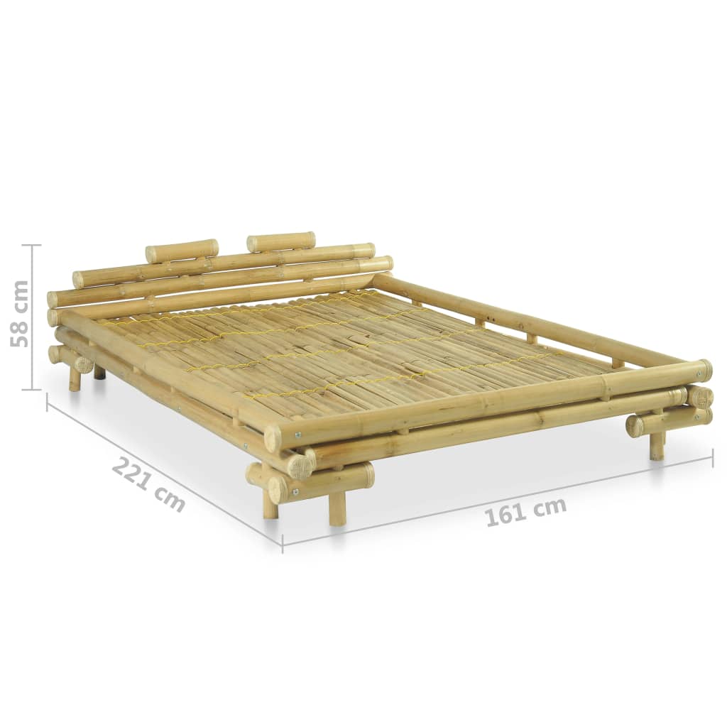 Bedframe bamboe 160x200 cm