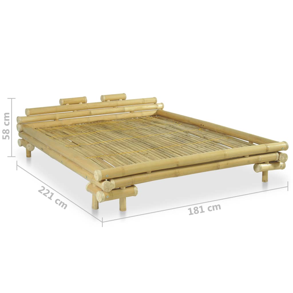 Bedframe bamboe 160x200 cm