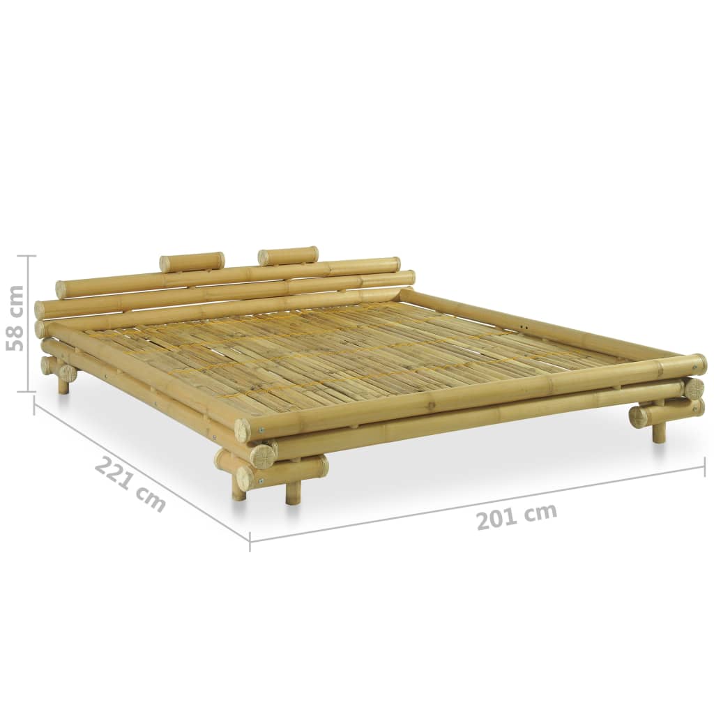 Bedframe bamboe 160x200 cm