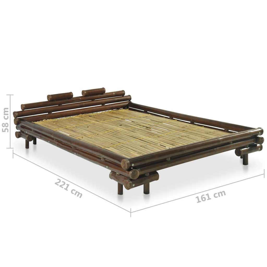 Bedframe bamboe 160x200 cm