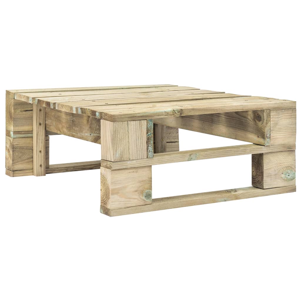 Tuinhocker pallet hout