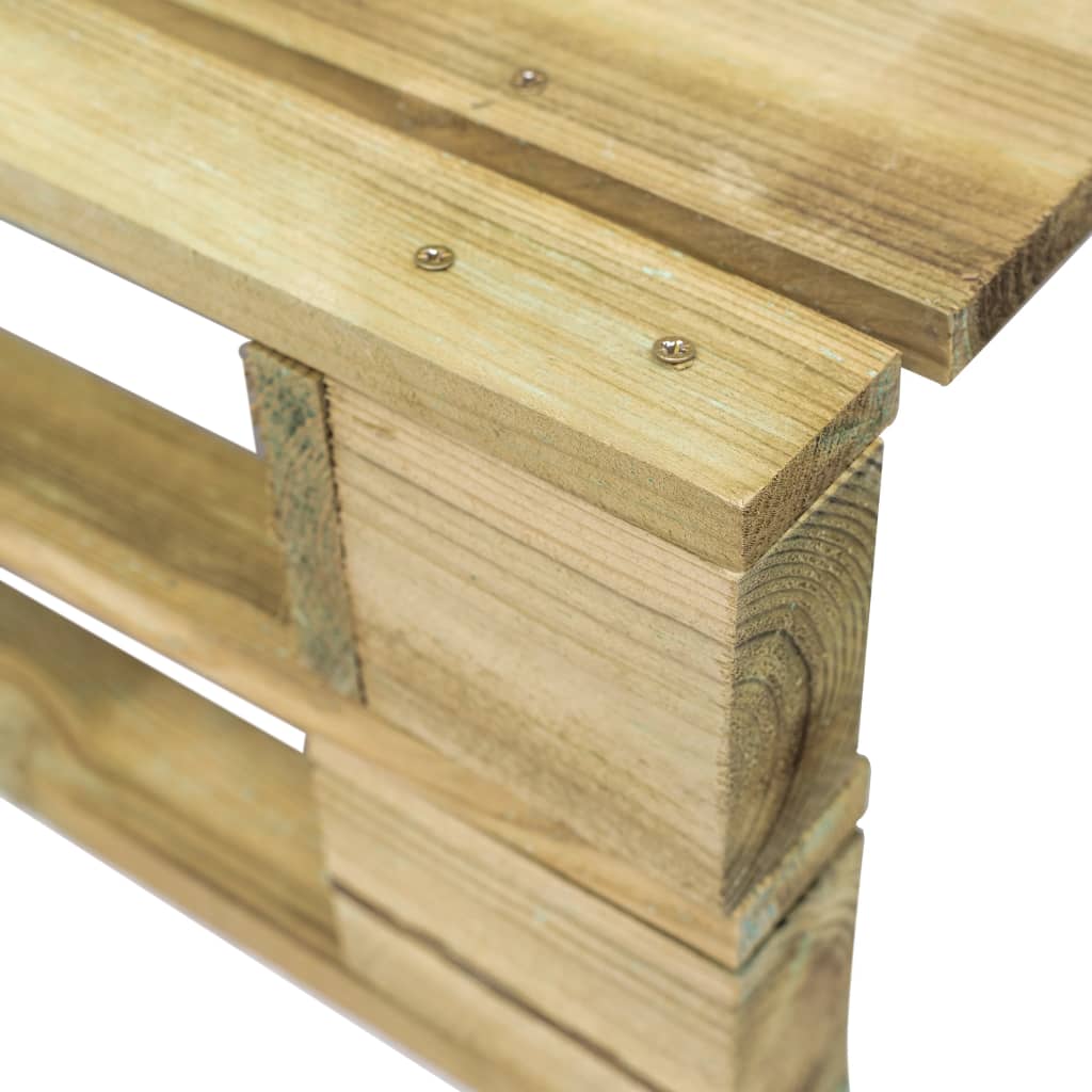 Tuinhocker pallet hout