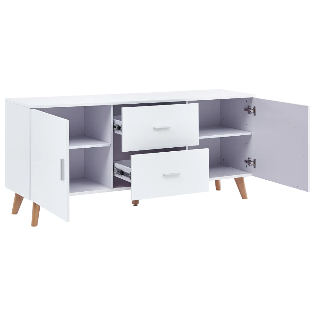 Dressoir 160x40x70 cm MDF wit