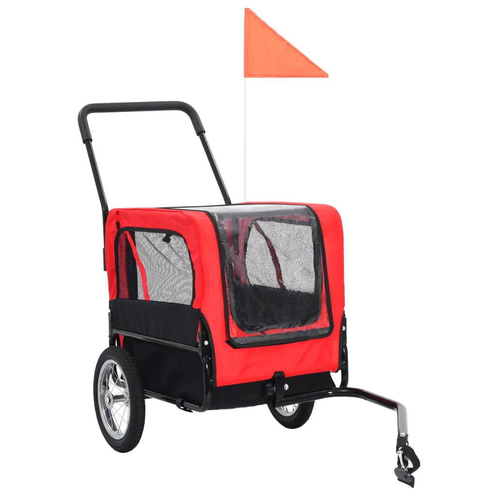 Fietstrailer kinderwagen 2-in-1