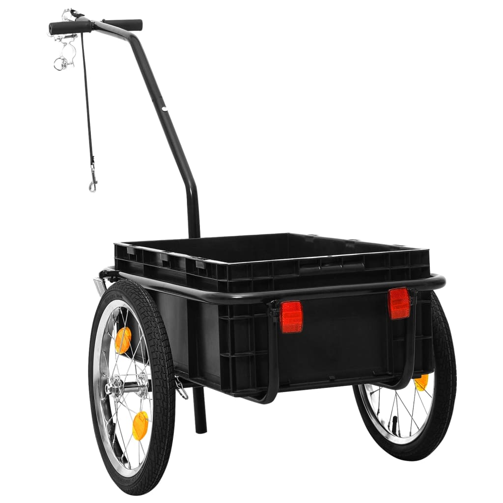 Fietstrailer/trekwagen 155x60x83 cm staal