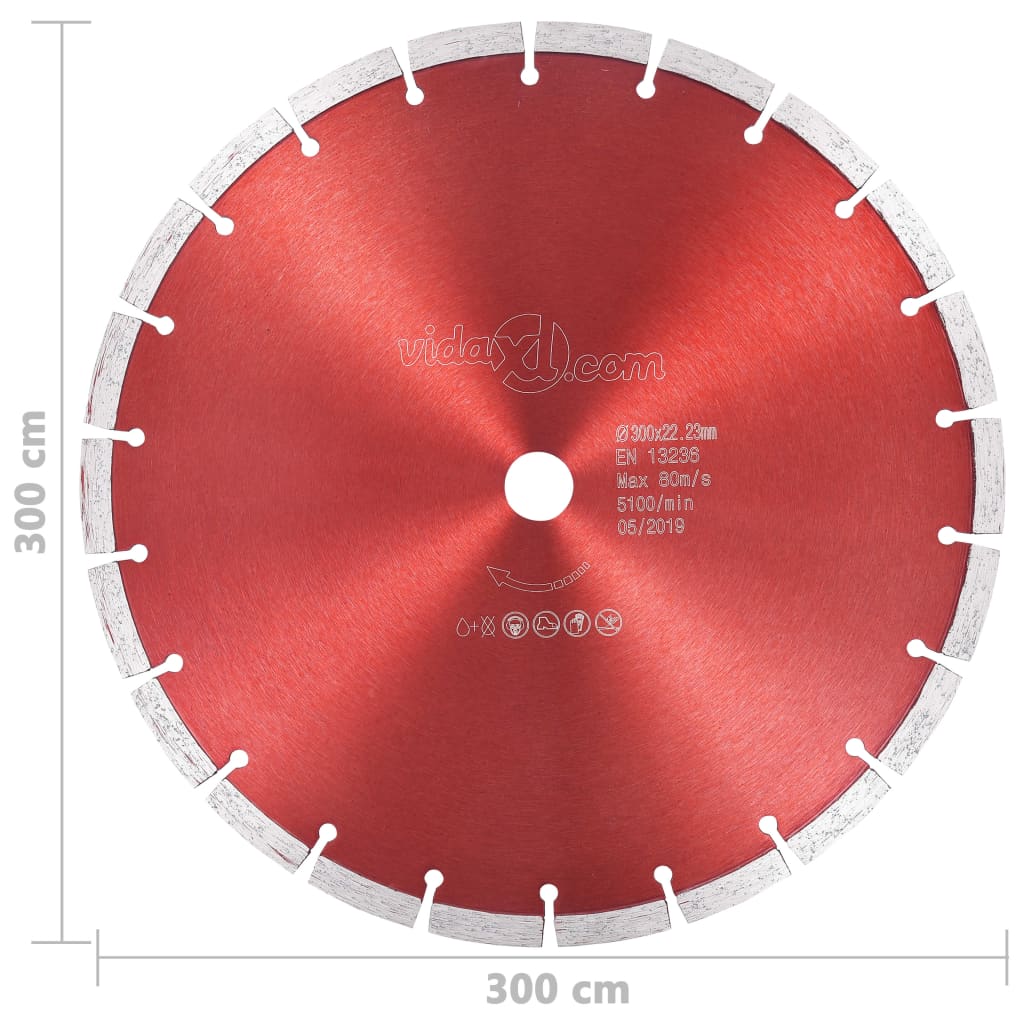 Diamantzaagbladen 2 st 125 mm staal