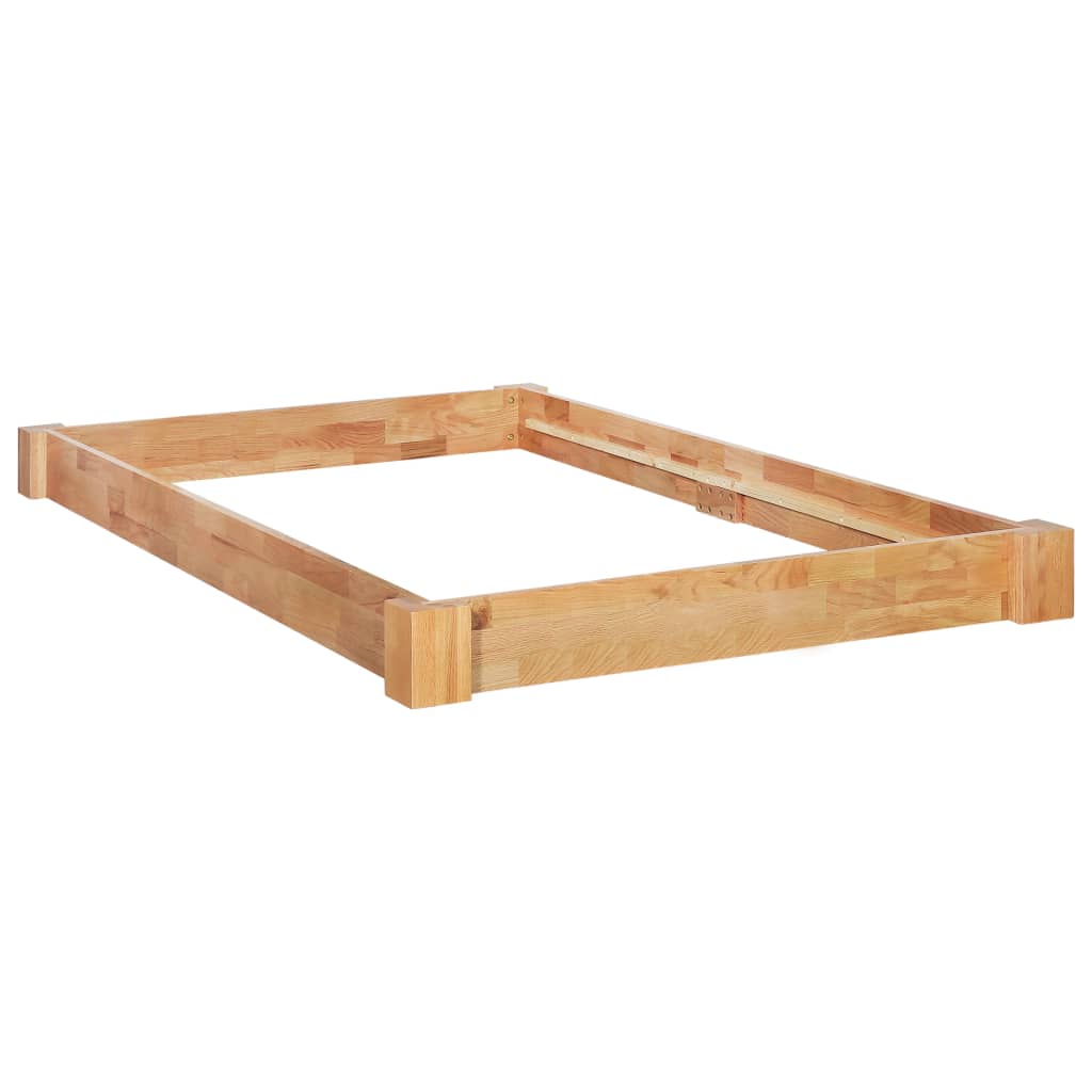 Bedframe massief eikenhout 140x200 cm