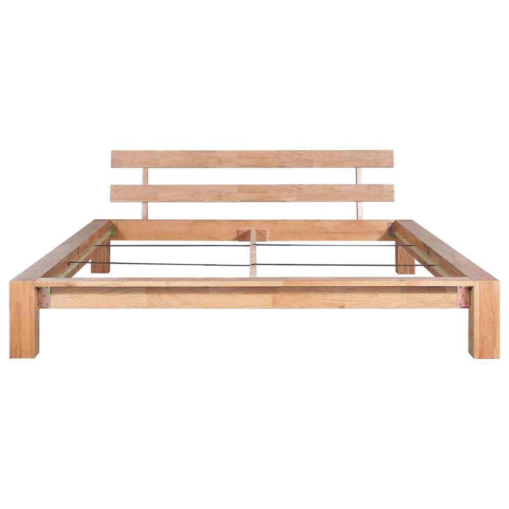 Bedframe massief eikenhout 160x200 cm