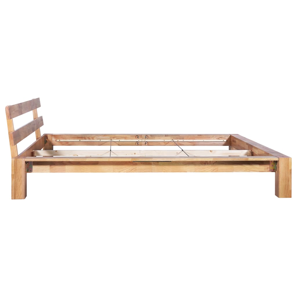 Bedframe massief eikenhout 160x200 cm