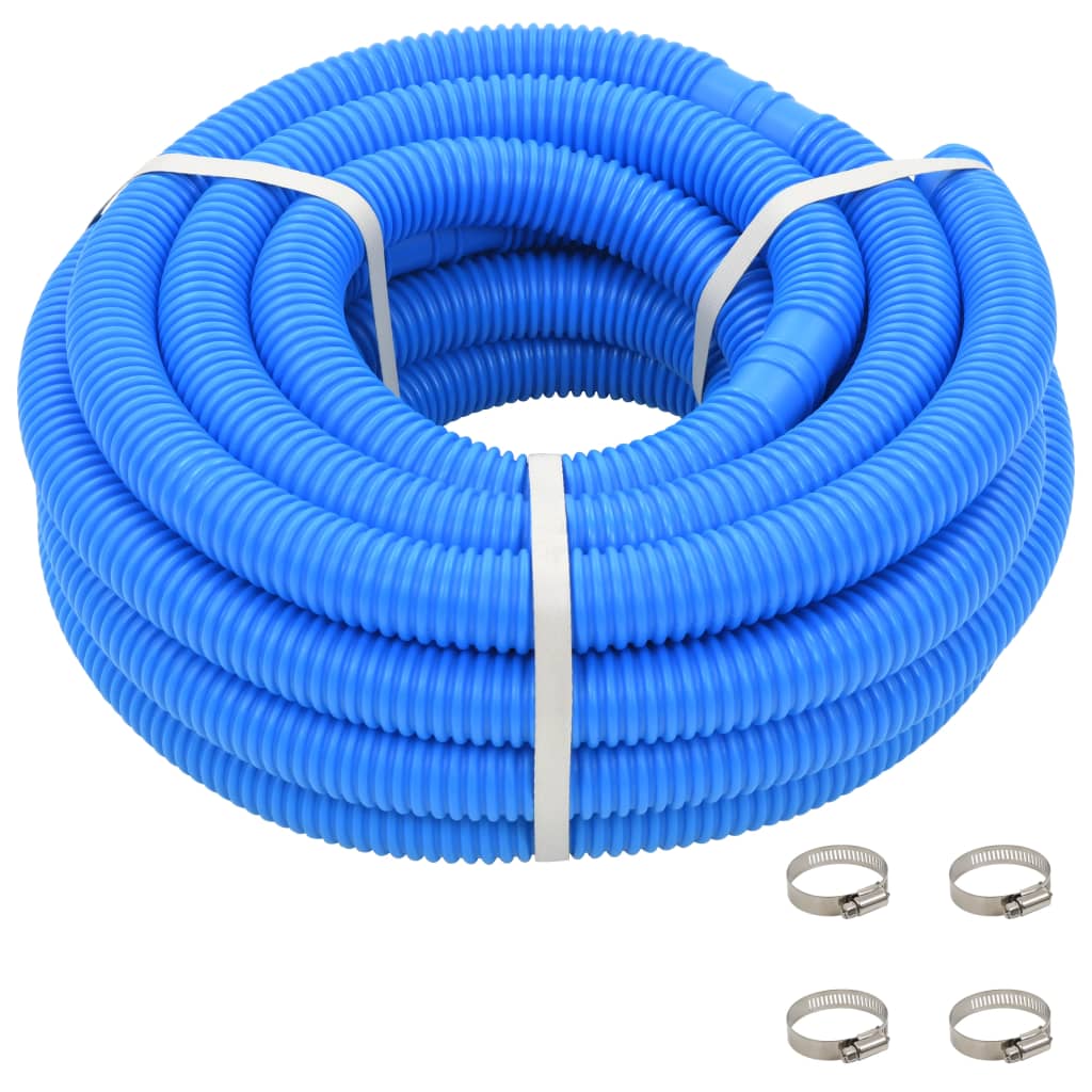 Zwembadslang 38 mm 6 m blauw