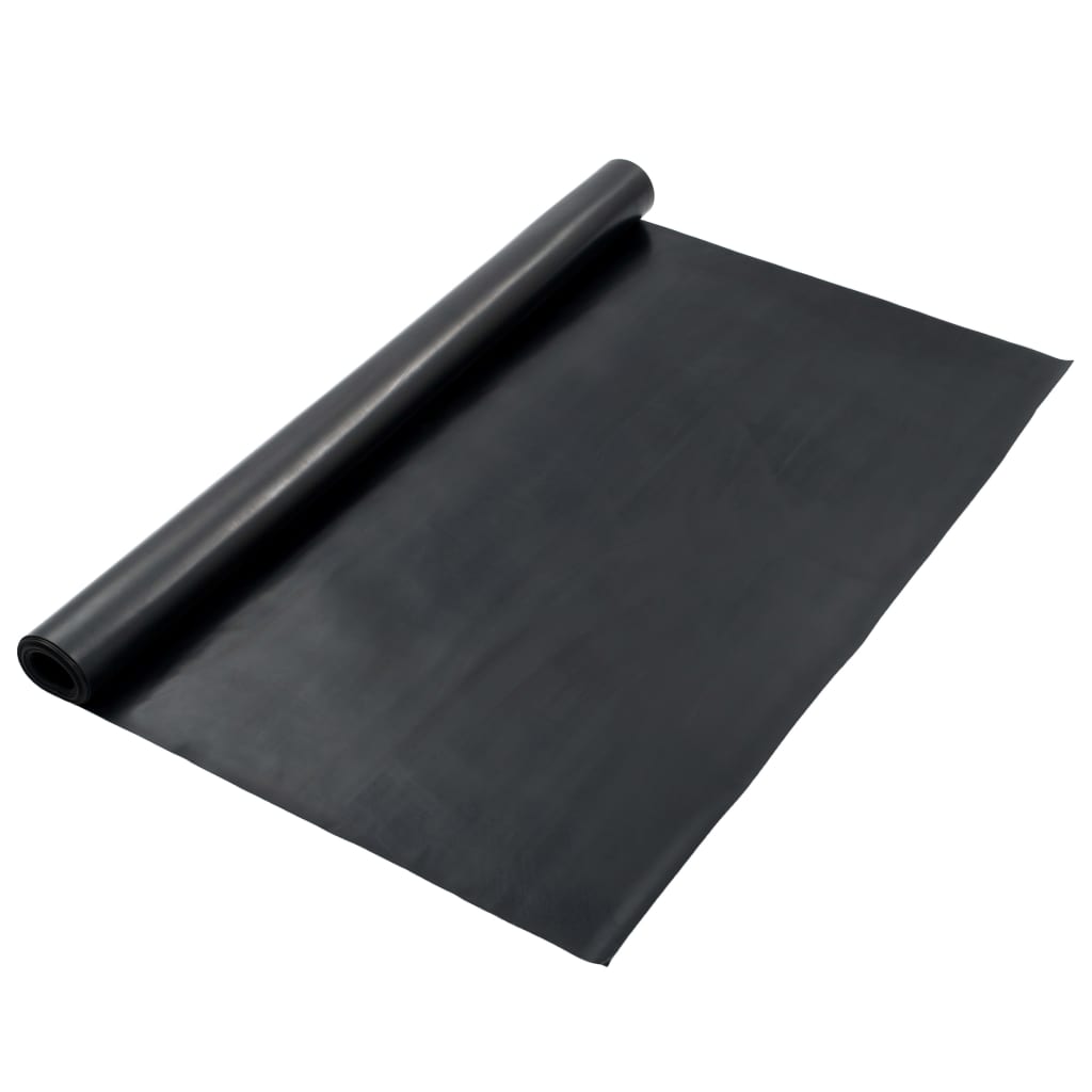 Vloermat anti-slip 4 mm glad 1,2x2 m rubber