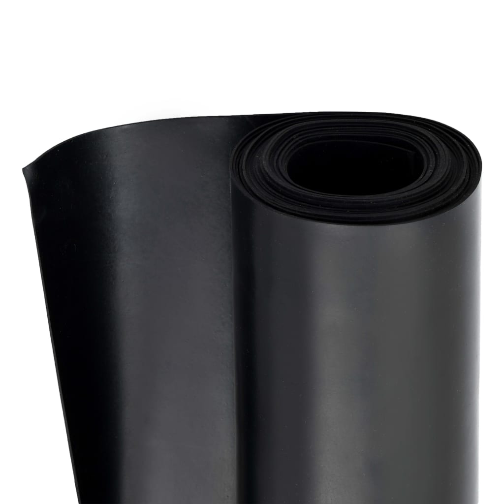 Vloermat anti-slip 4 mm glad 1,2x2 m rubber