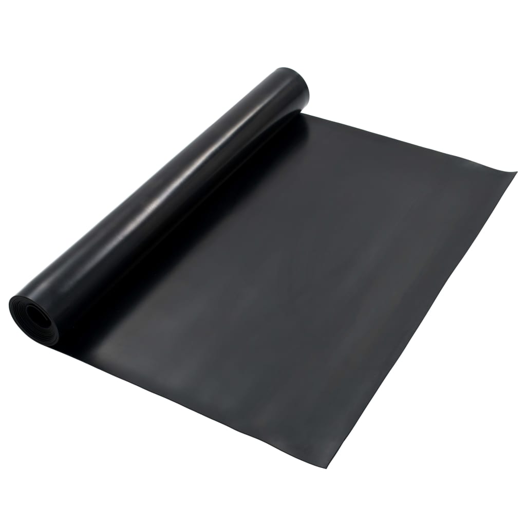 Vloermat anti-slip 4 mm glad 1,2x2 m rubber