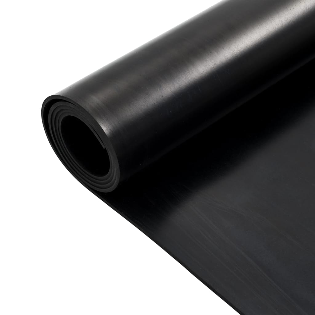 Vloermat anti-slip 2 mm glad 1,2x5 m rubber