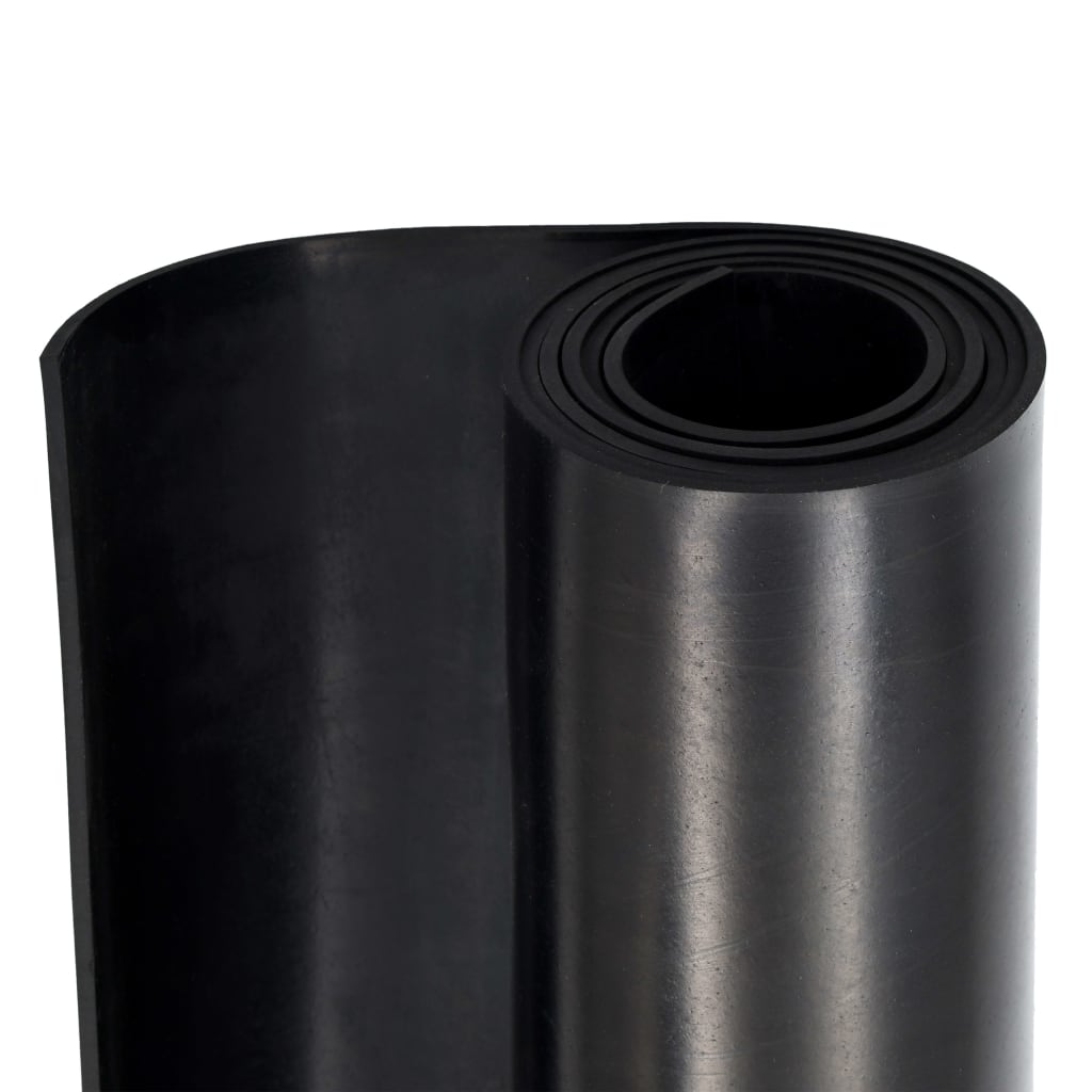 Vloermat anti-slip 2 mm glad 1,2x5 m rubber