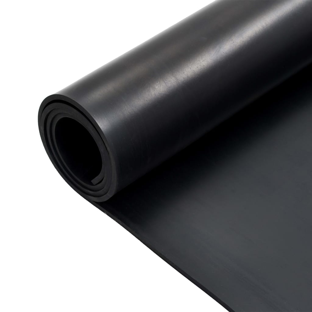 Vloermat anti-slip 4 mm glad 1,2x2 m rubber