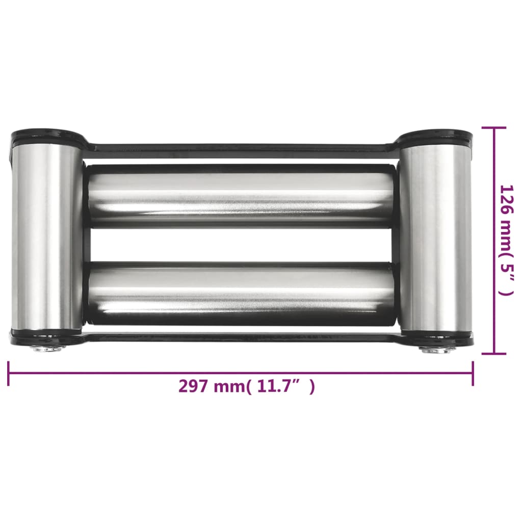 Rollenvenster 4-voudig1500-3000 lbs staal