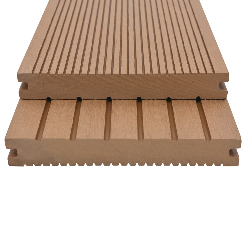 Terrasplanken met accessoires 30 m² 2,2 m massief HKC teak