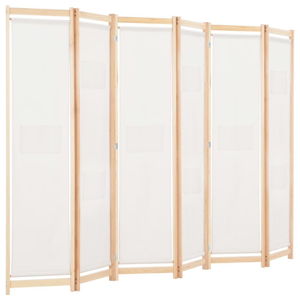 Kamerscherm met 5 panelen 200x170x4 cm stof