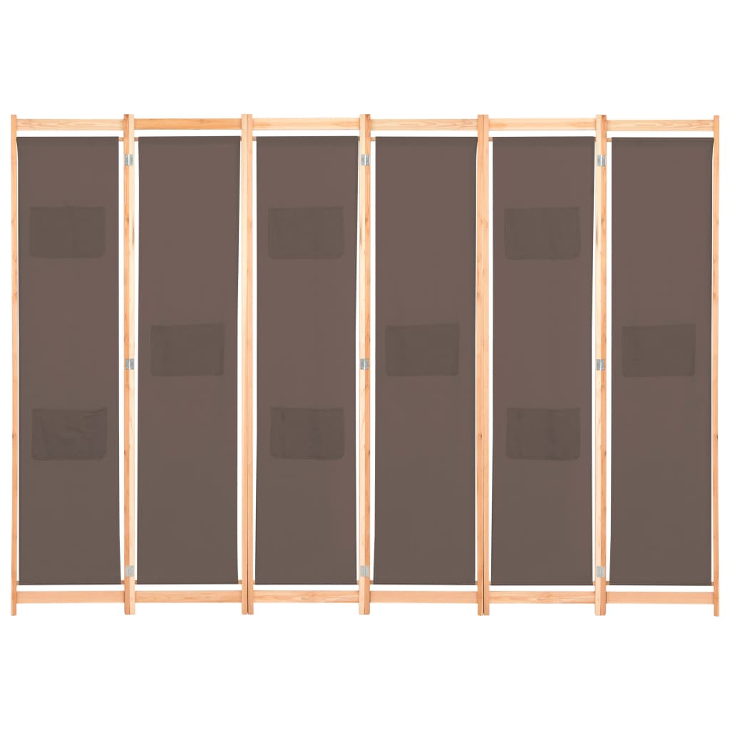 Kamerscherm met 5 panelen 200x170x4 cm stof