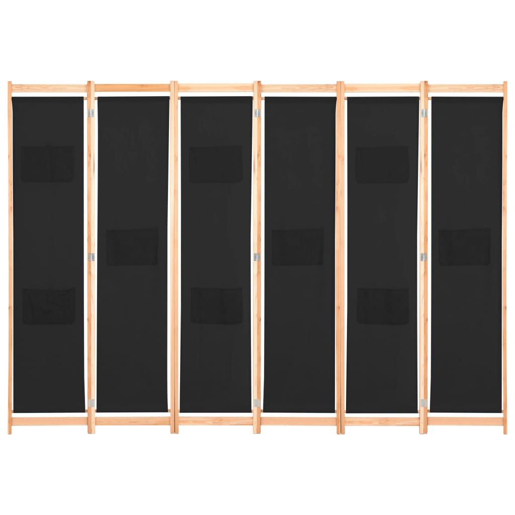 Kamerscherm met 5 panelen 200x170x4 cm stof