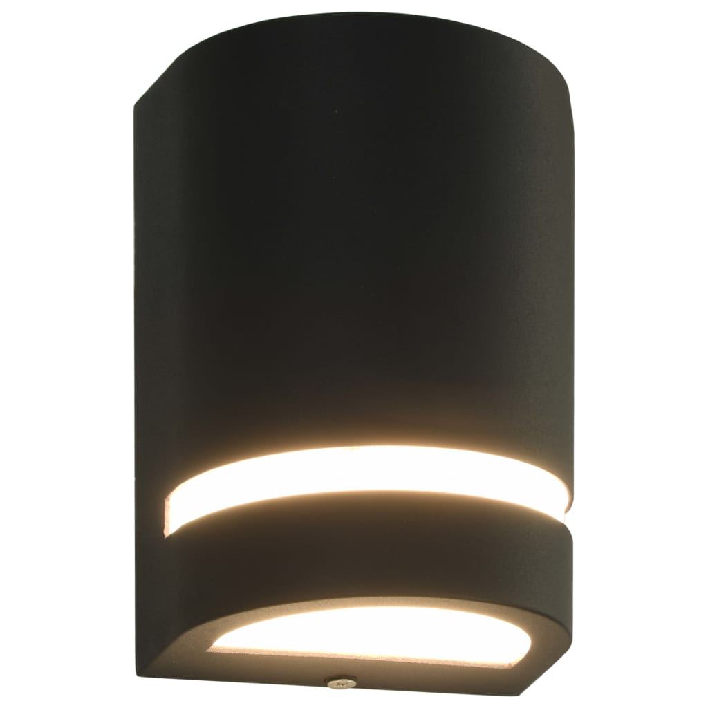 Buitenwandlamp gegoten aluminium zwart