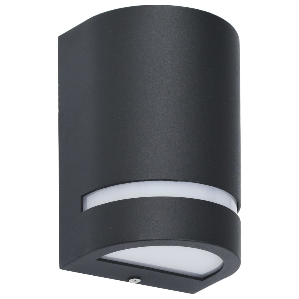 Buitenwandlamp gegoten aluminium zwart