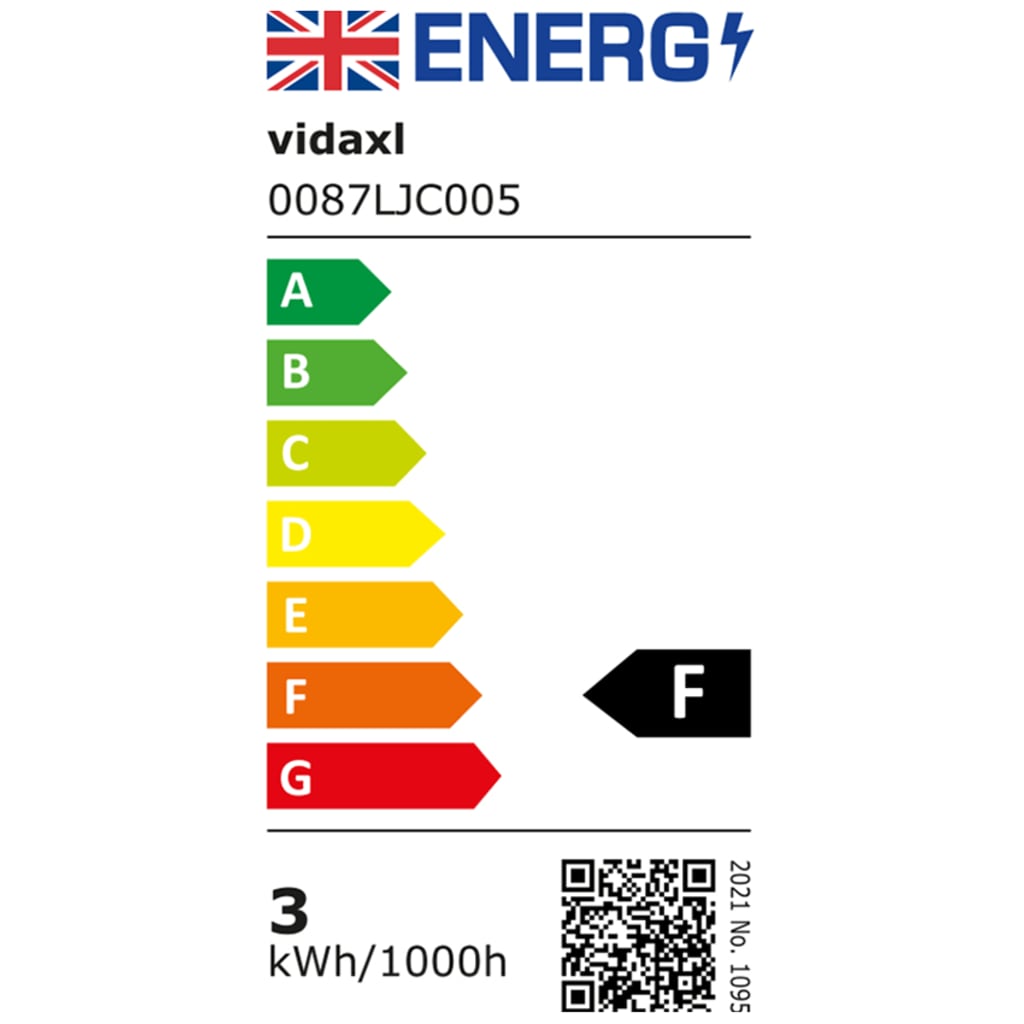 LED-buitenwandlampen 2 st 3 W vierkant zwart