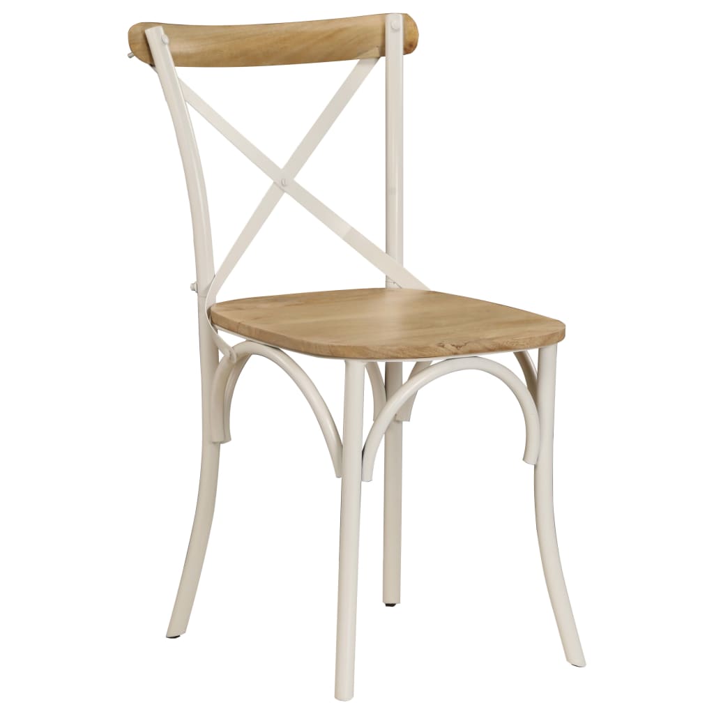 Eetkamerstoelen 6 st massief gerecycled hout