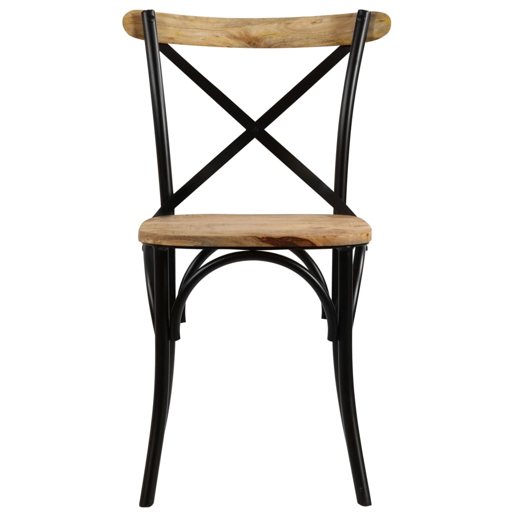 Eetkamerstoelen 6 st massief gerecycled hout