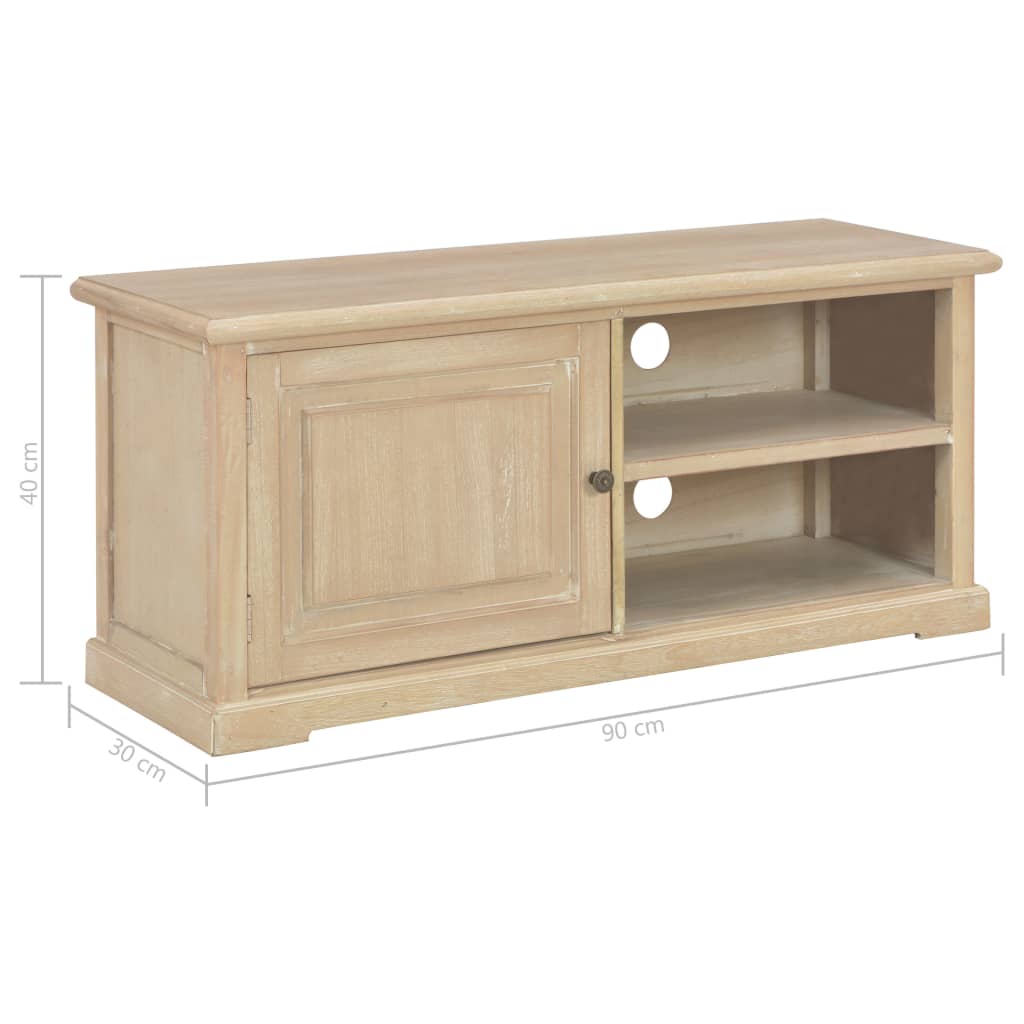 Tv-meubel 90x30x40 cm hout