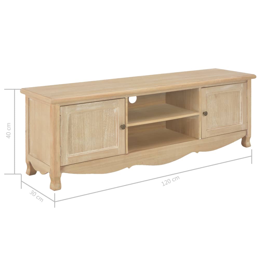 Tv-meubel 120x30x40 cm hout