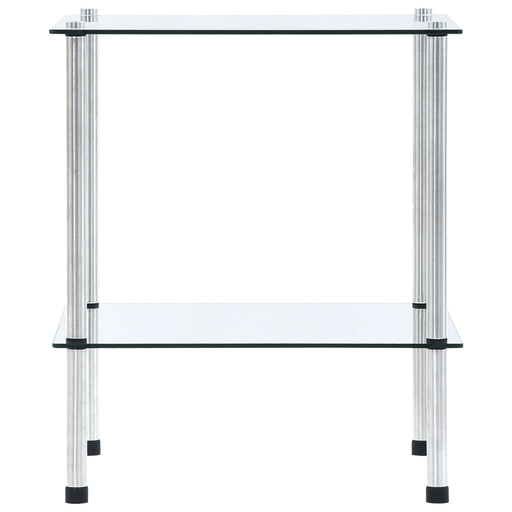 Kastje 4-laags 40x40x100 cm gehard glas